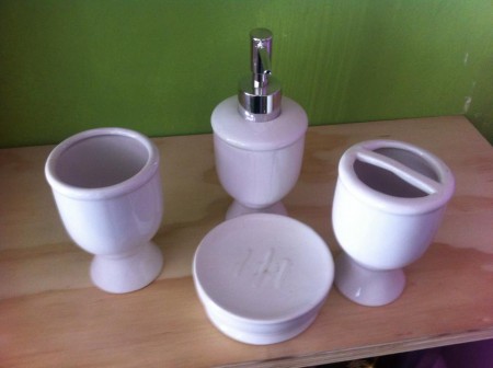 Juego de baño $2.490.- 50% descuento